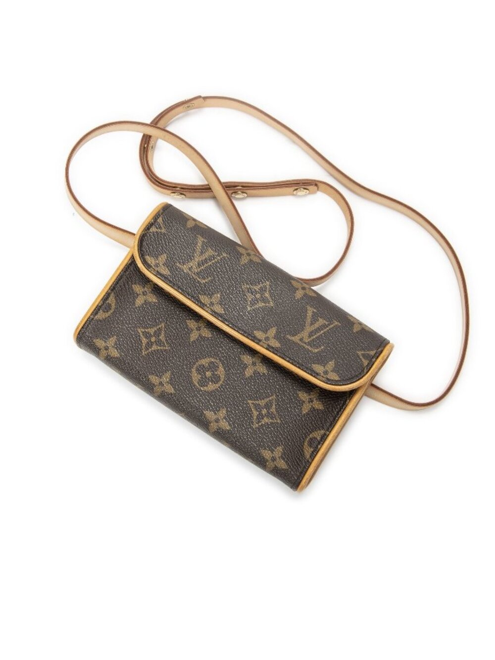 Louis Vuitton Pochette Florentine Brown Monogram Canvas